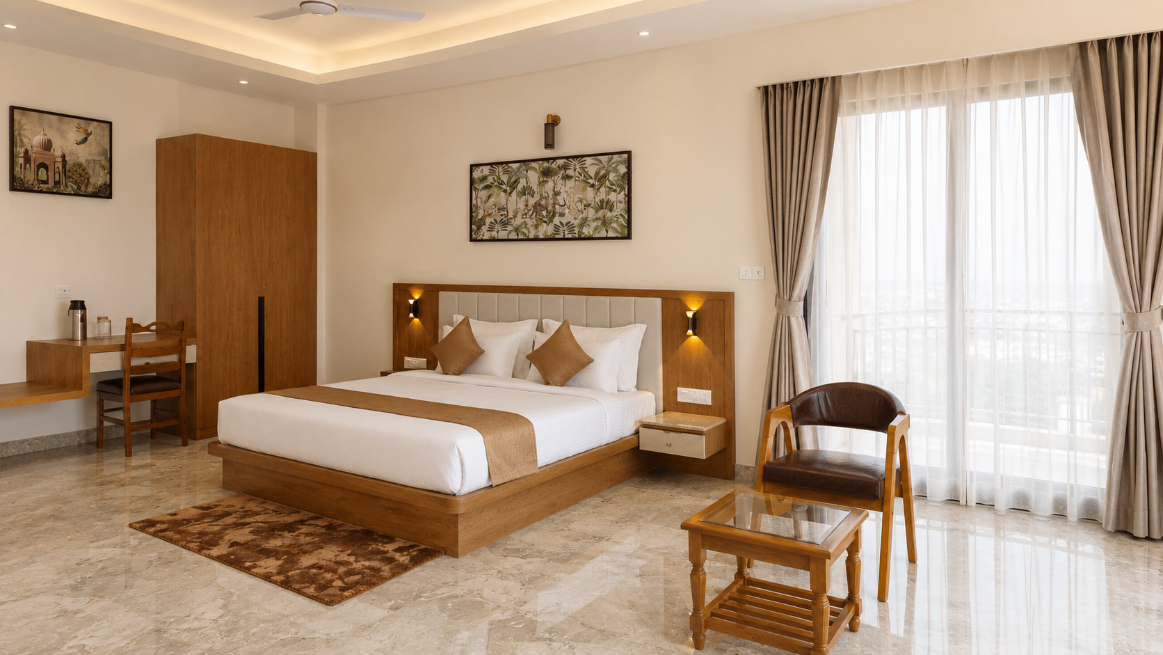 City View Room at Shree Niwas homestay, Udaipur